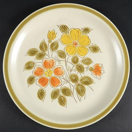 Wild Flower 12" Chop Plate (Round Platter)