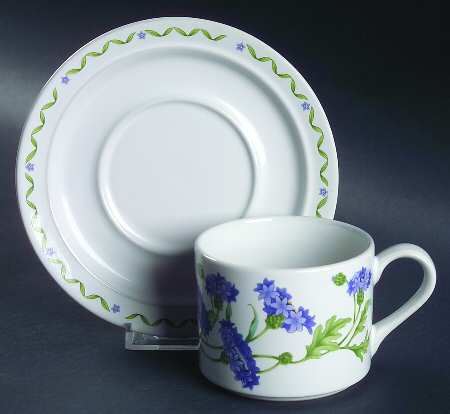 Windemere Garden Flat Cup & Saucer Set