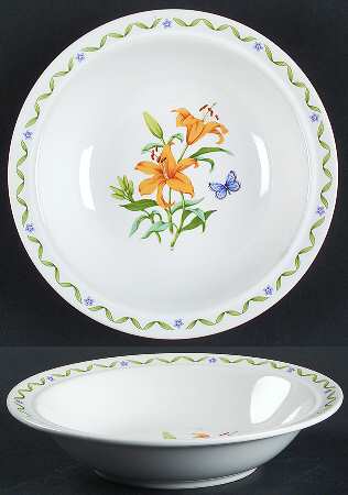 Windemere Garden Rim Cereal Bowl
