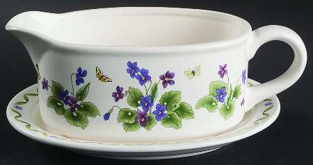 Windemere Garden Gravy Boat & Underplate/Relish