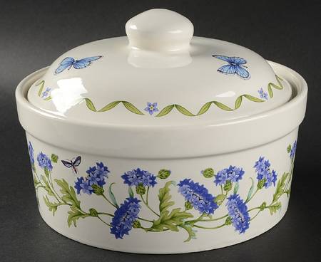 Windemere Garden 2 Qt Round Covered Casserole