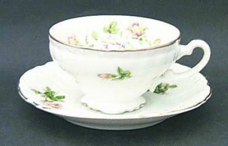 Yellow Rose Footed Cup & Saucer Set