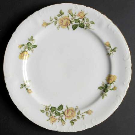 Yellow Rose 12" Chop Plate (Round Platter)