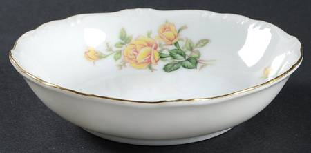Yellow Rose Fruit/Dessert (Sauce) Bowl