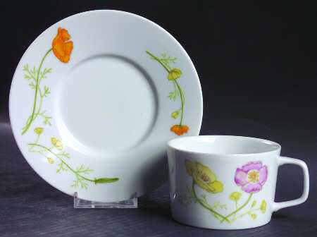 Genevieve Flat Cup & Saucer Set