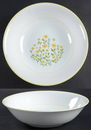 Margurite 9" Round Vegetable Bowl