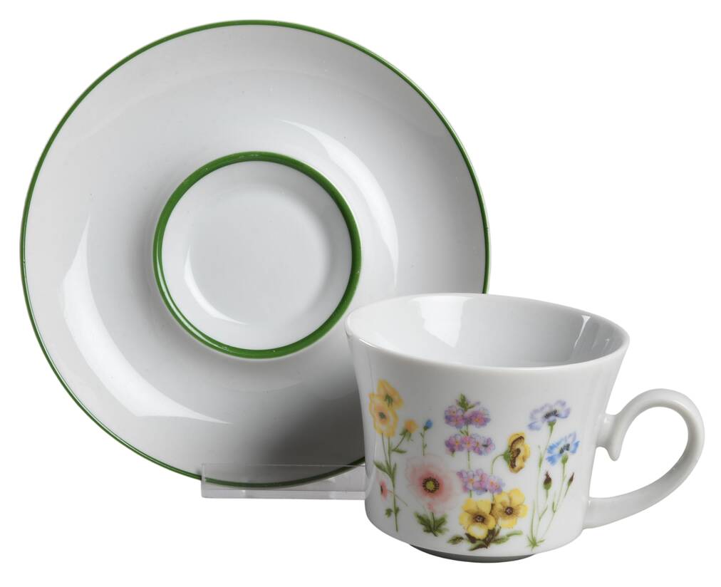 Vanessa Flat Cup & Saucer Set