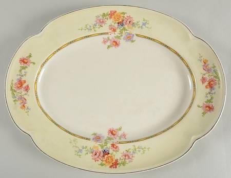 Acanthus 14" Oval Serving Platter