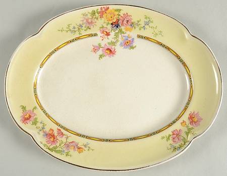 Acanthus 10" Oval Serving Platter