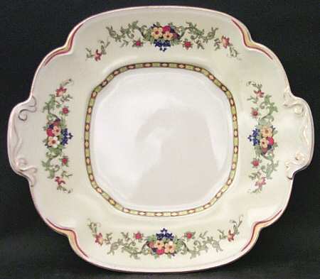 Acton Square Handled Cake Plate