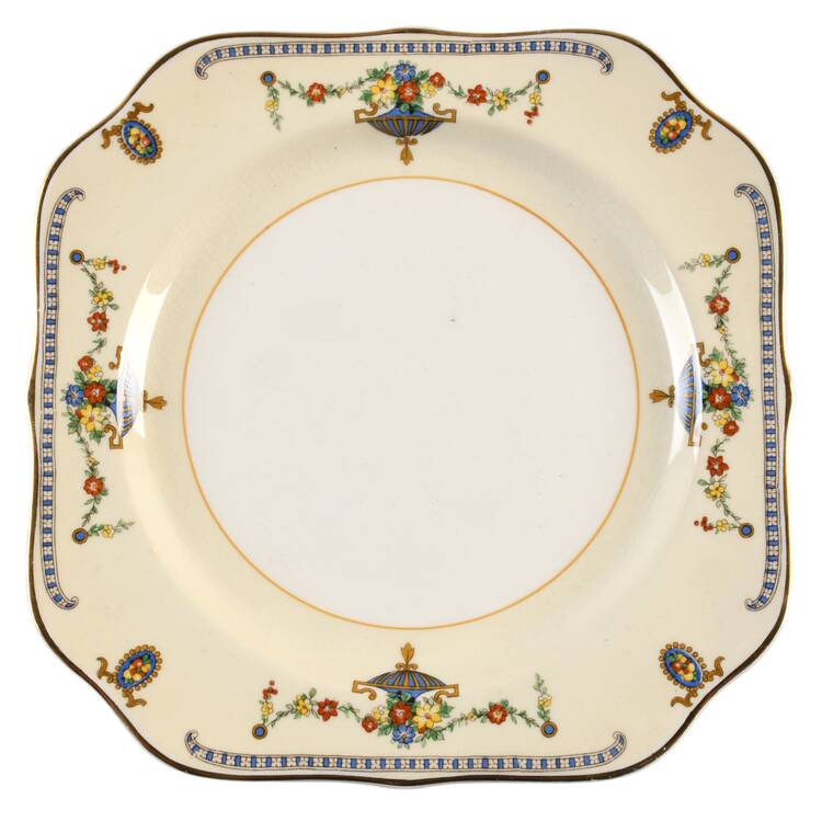 Adam, The (Scalloped) Square Salad Plate
