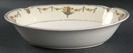 Adam, The (Scalloped) 9" Oval Vegetable Bowl