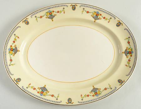 Adam (Smooth) 12" Oval Serving Platter