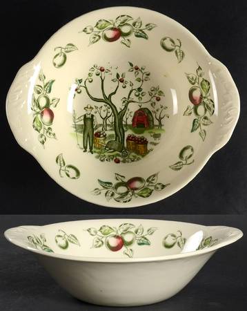 Apple Harvest Lugged Cereal Bowl