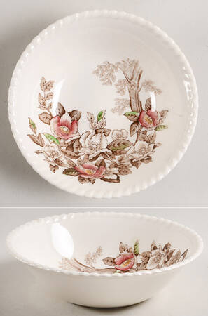 Appleblossom Brown Multicolor Coupe Cereal Bowl
