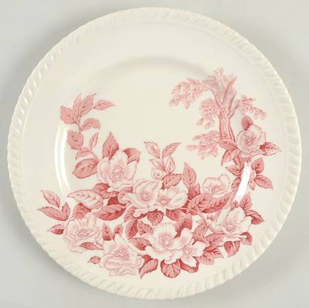 Appleblossom Pink Luncheon Plate