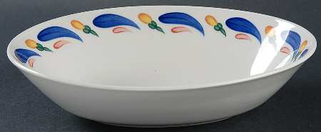 Aquabatic 9" Oval Vegetable Bowl by Johnson Brothers