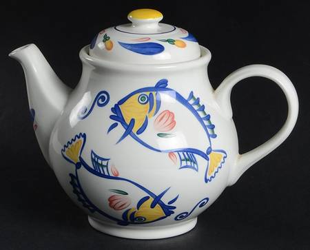 Aquabatic Teapot & Lid