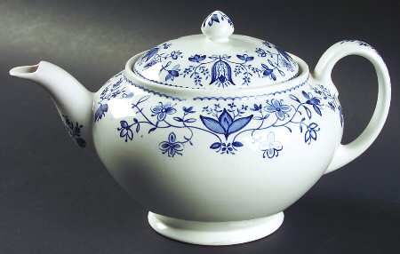 Ashford Blue Teapot & Lid