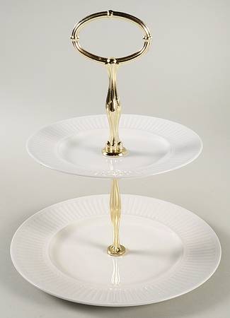 Athena 2-Tiered Serving Tray (Salad & Bread/Butter Plate)