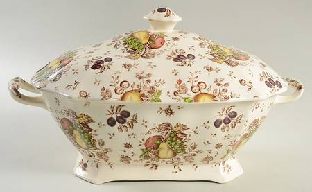 Autumn's Delight Rectangular Tureen & Lid