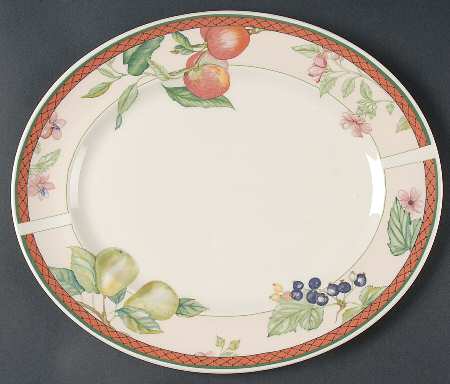 Autumn Grove 14" Oval Serving Platter