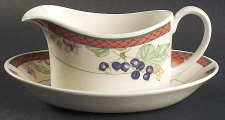 Autumn Grove Gravy Boat & Underplate/Relish