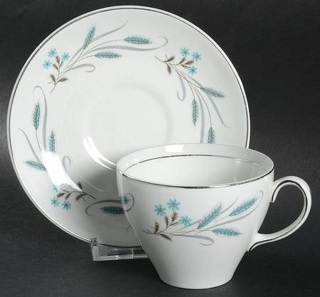 Autumn Song Flat Cup & Saucer Set