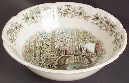 Azalea Gardens 8" Round Vegetable Bowl