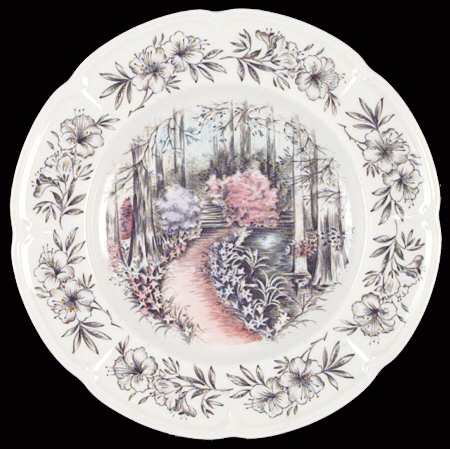 Azalea Gardens Bread & Butter Plate
