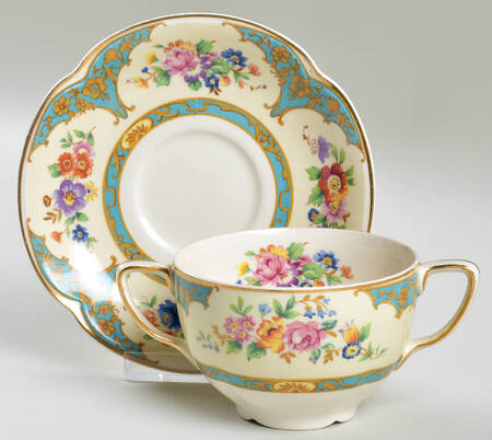Belgravia Flat Bouillon Cup & Saucer
