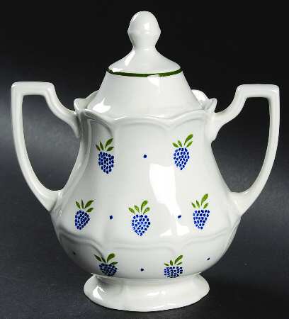 Berries Sugar Bowl & Lid