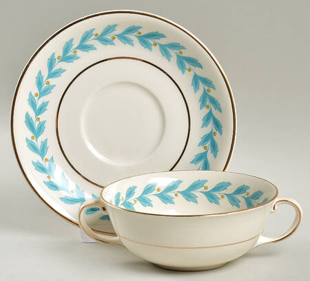 Bermuda Cream Soup Bowl & Saucer Set