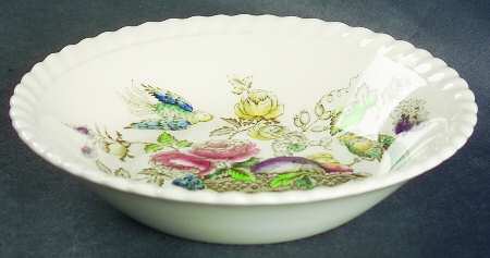 Bird of Paradise Brown Multicolor Fruit/Dessert (Sauce) Bowl