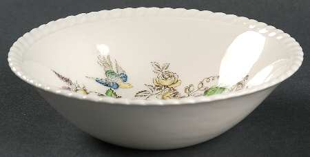 Bird of Paradise Brown Multicolor Coupe Cereal Bowl