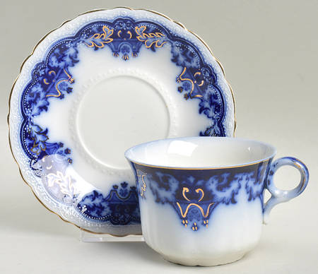 The Blue Danube Oversized Cup & Saucer Set