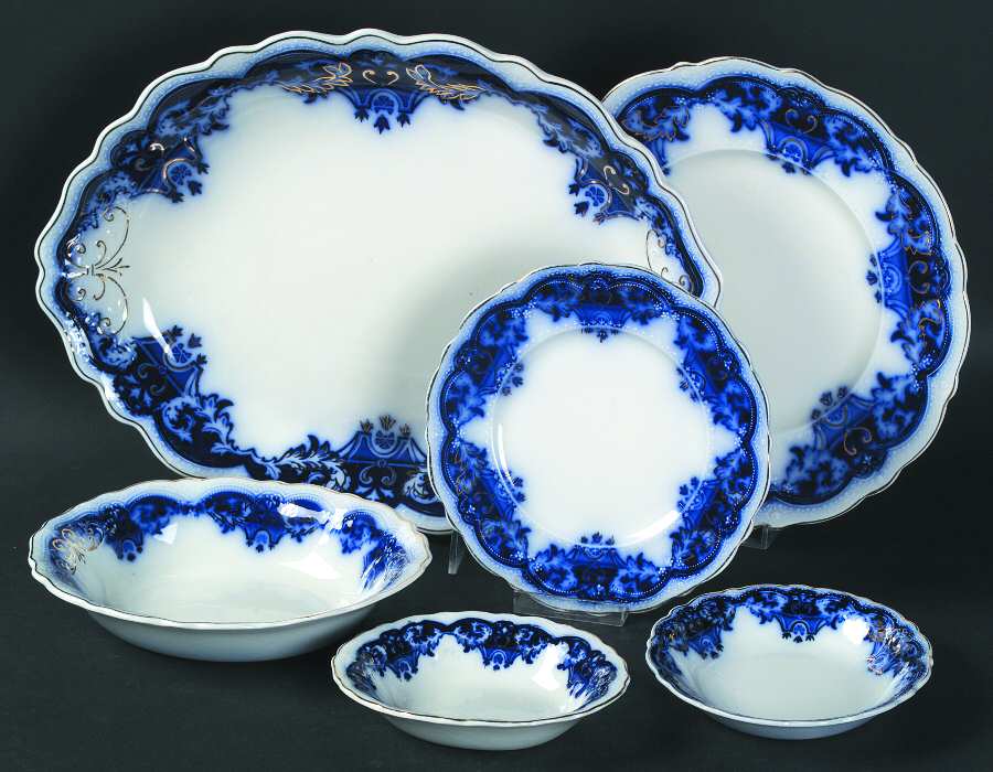 The Blue Danube Oval Fruit/Dessert Bowl