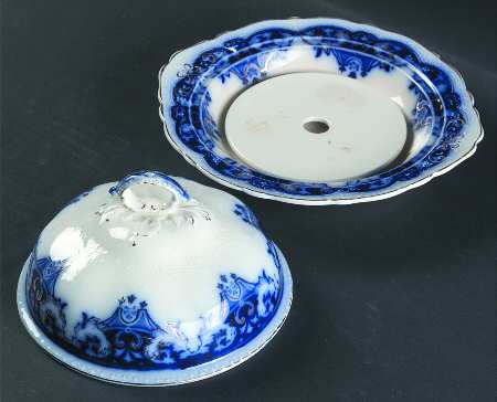 The Blue Danube Round Covered Butter