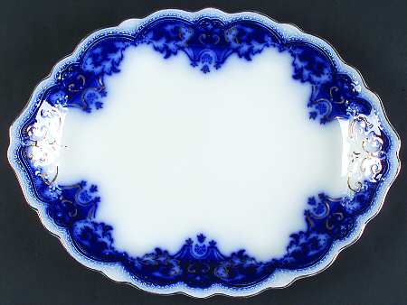 The Blue Danube 14" Oval Serving Platter