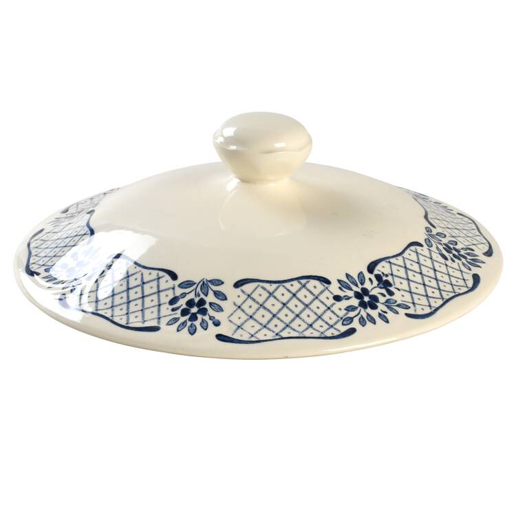 Blue Jardin Lid for Round Vegetable