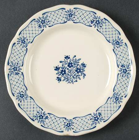 Blue Jardin Bread & Butter Plate