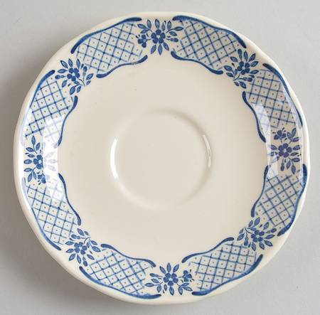 Blue Jardin Saucer