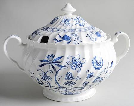 Blue Nordic Tureen &  Lid