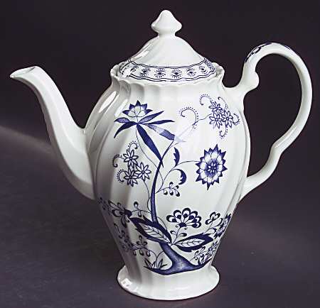 Blue Nordic Coffee Pot & Lid