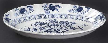 Blue Nordic Relish/Gravy Underplate
