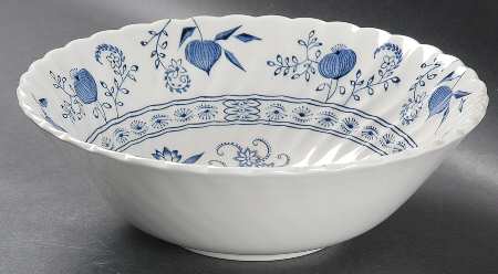 Blue Nordic 8" Round Vegetable Bowl
