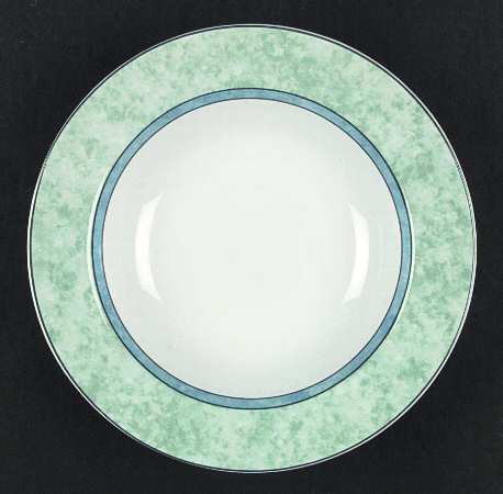 Blue Savanna Large Rim Soup Bowl