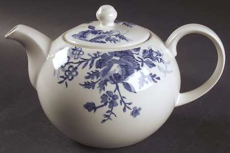 Blue Tapestry Teapot & Lid