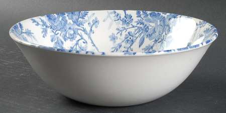 Blue Tapestry 8" Round Vegetable Bowl