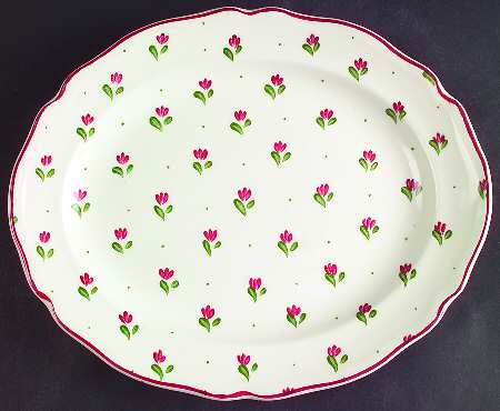 Bonjour 12" Oval Serving Platter